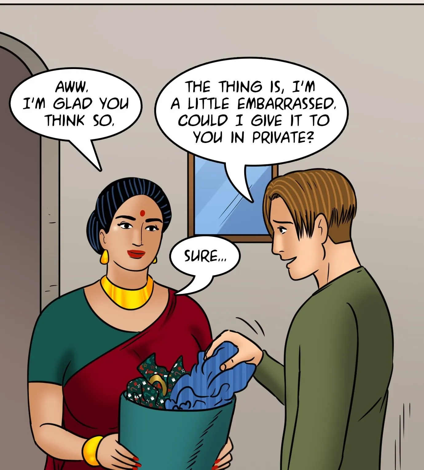 Velamma All Episodes Comics, 110 . Velamma - Episode 110 - Merry Christmas!, page 53 of 148