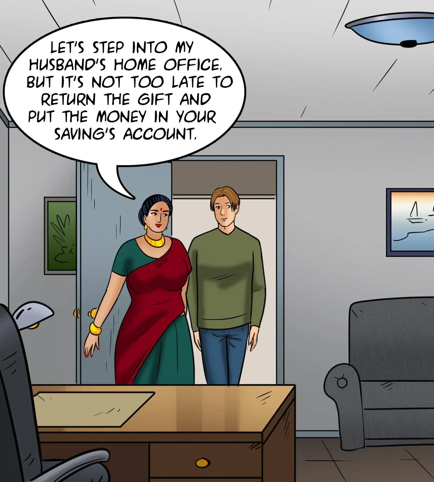Velamma All Episodes Comics, 110 . Velamma - Episode 110 - Merry Christmas!, page 54 of 148