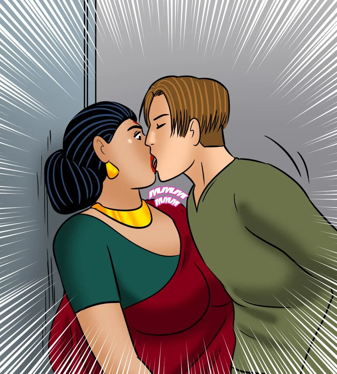 Velamma All Episodes Comics, 110 . Velamma - Episode 110 - Merry Christmas!, page 56 of 148