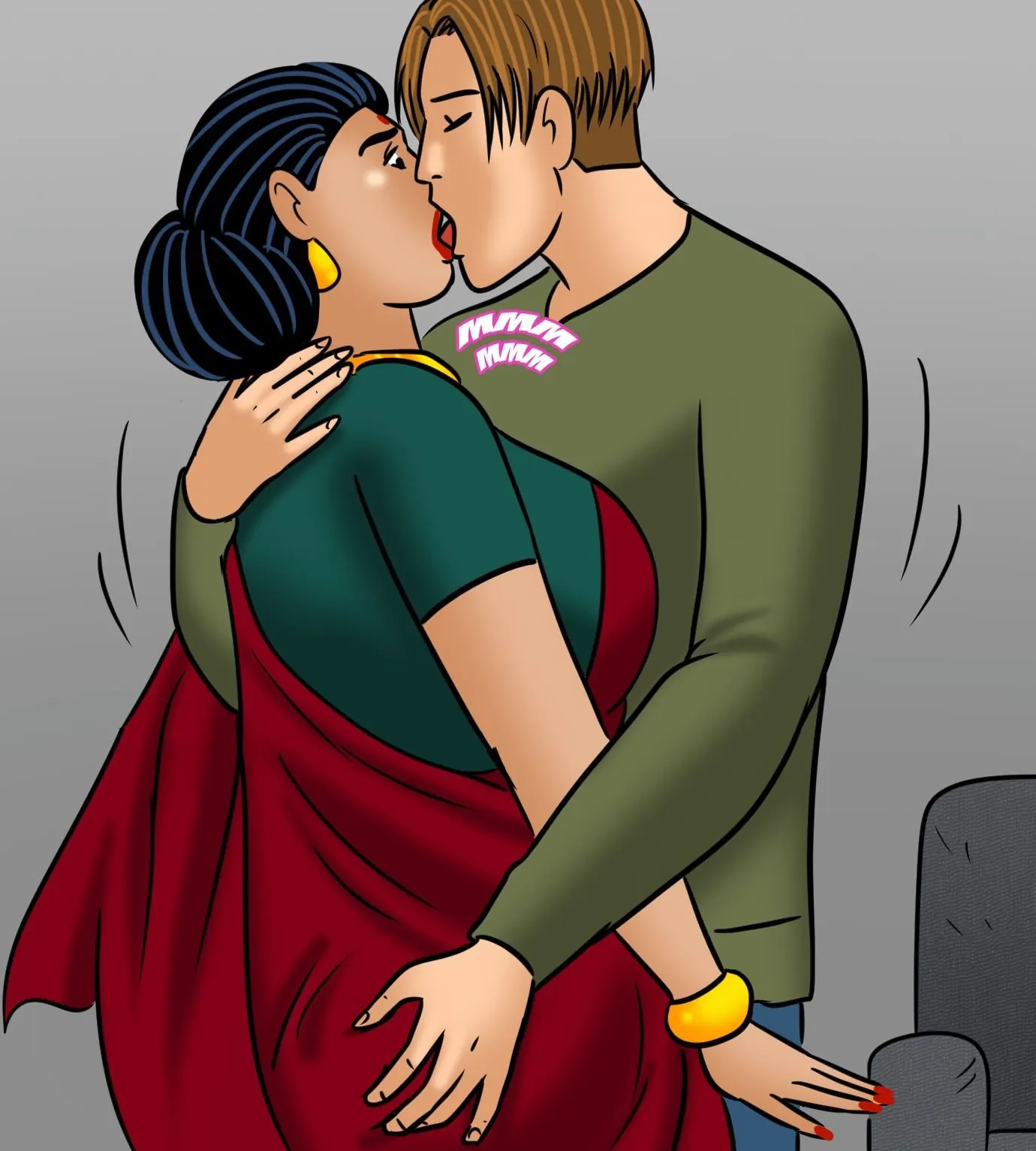 Velamma All Episodes Comics, 110 . Velamma - Episode 110 - Merry Christmas!, page 57 of 148