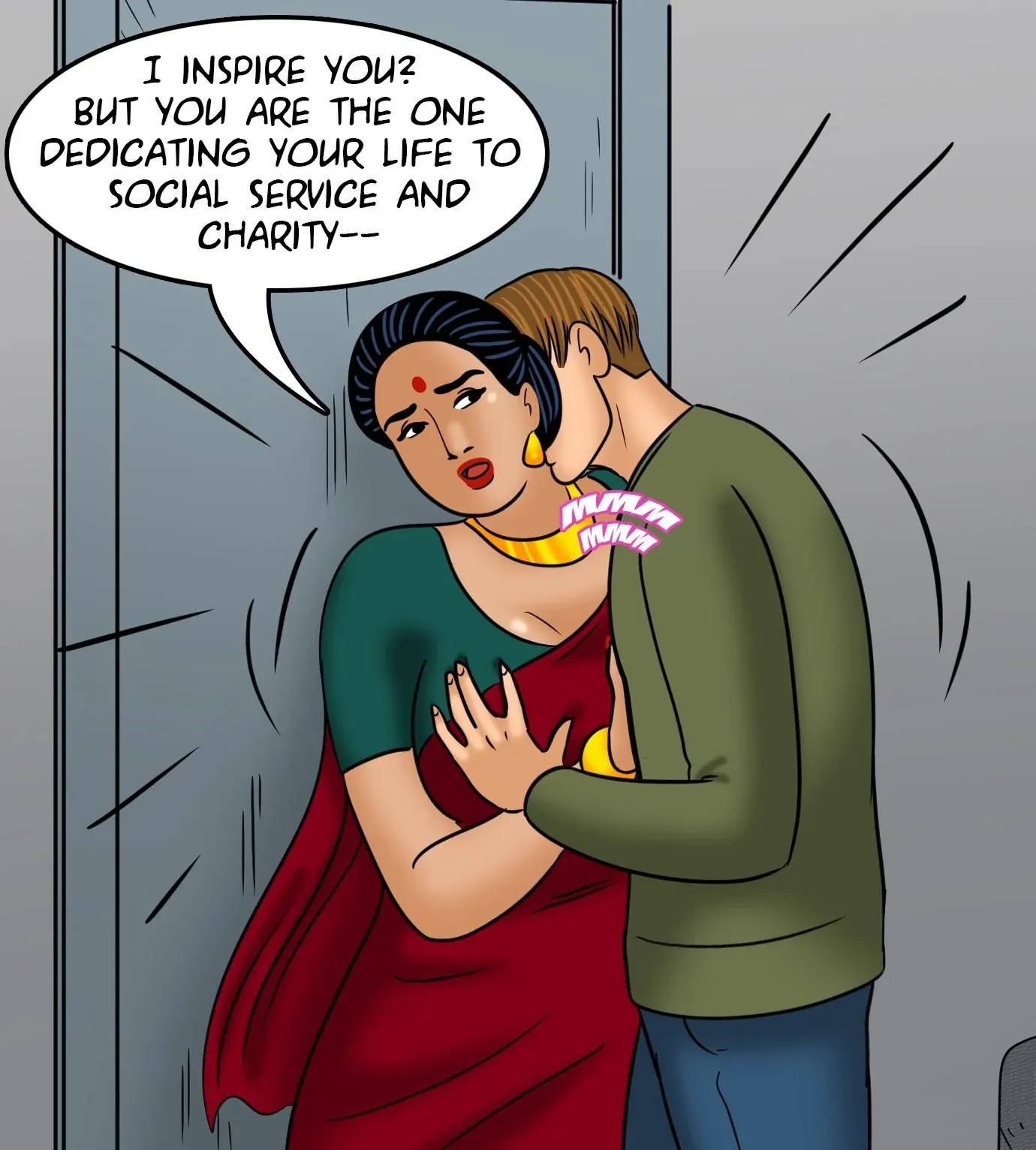Velamma All Episodes Comics, 110 . Velamma - Episode 110 - Merry Christmas!, page 59 of 148