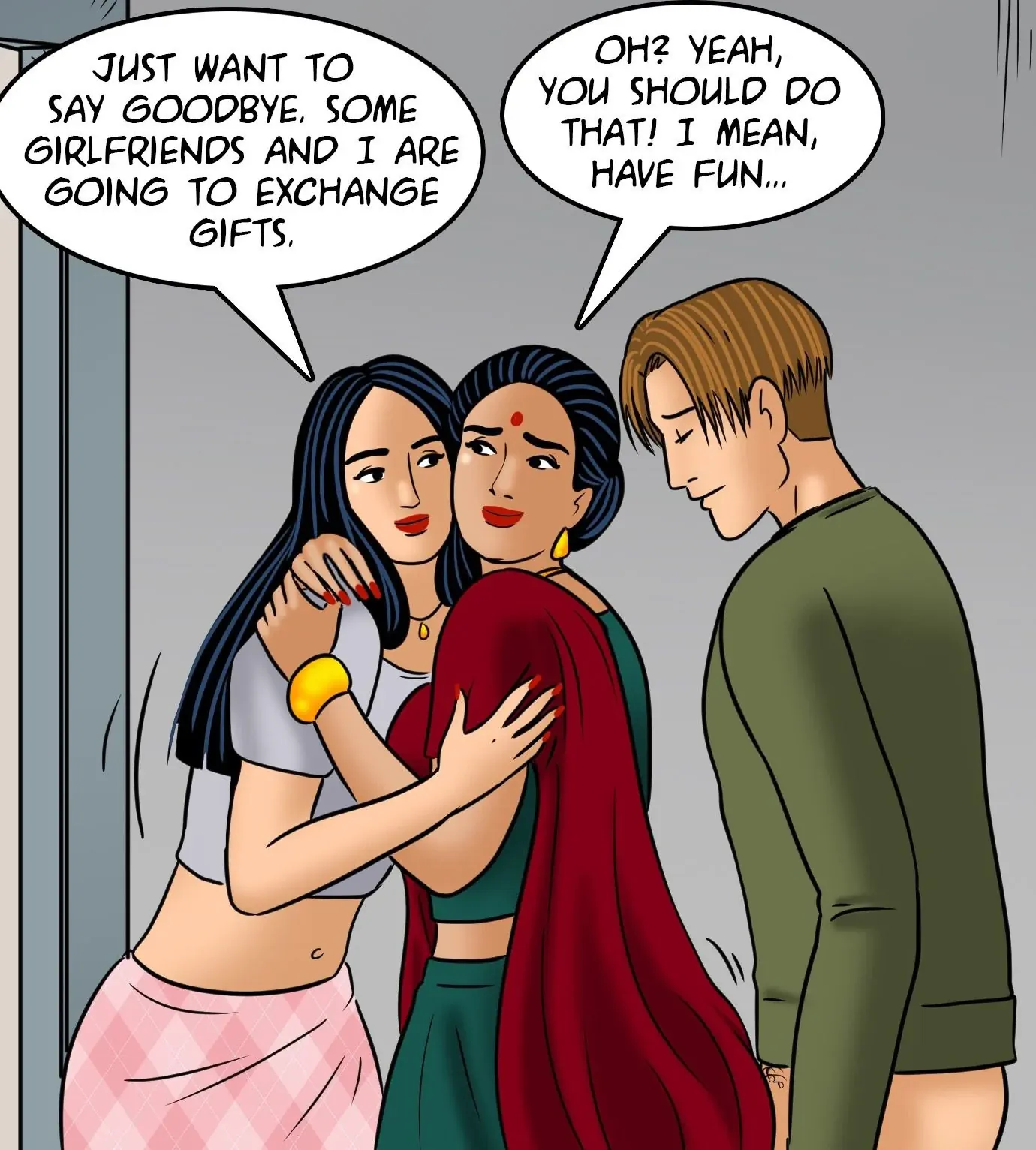 Velamma All Episodes Comics, 110 . Velamma - Episode 110 - Merry Christmas!, page 77 of 148
