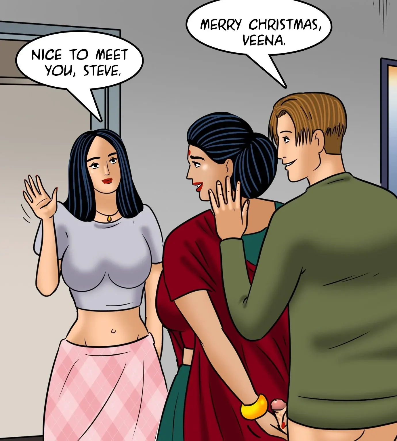 Velamma All Episodes Comics, 110 . Velamma - Episode 110 - Merry Christmas!, page 78 of 148