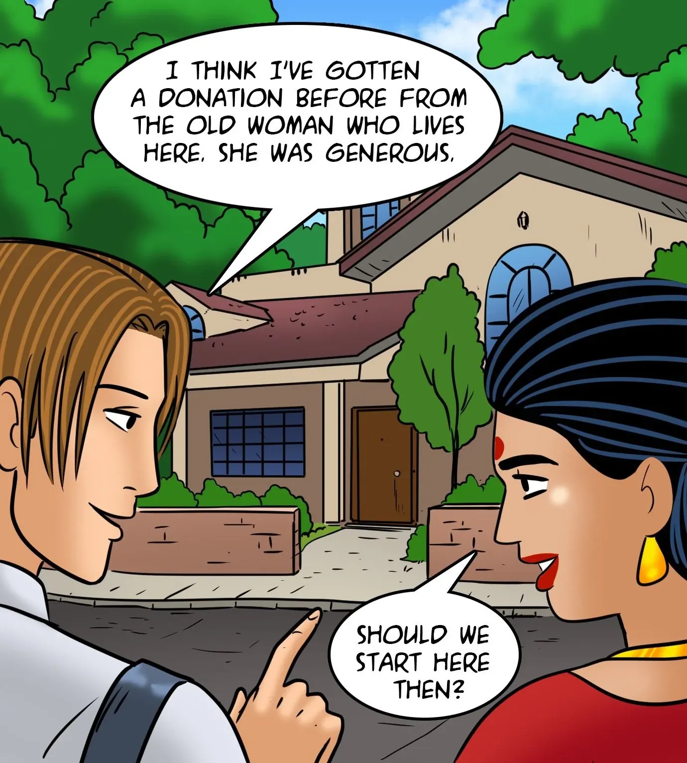 Velamma All Episodes Comics, 110 . Velamma - Episode 110 - Merry Christmas!, page 9 of 148
