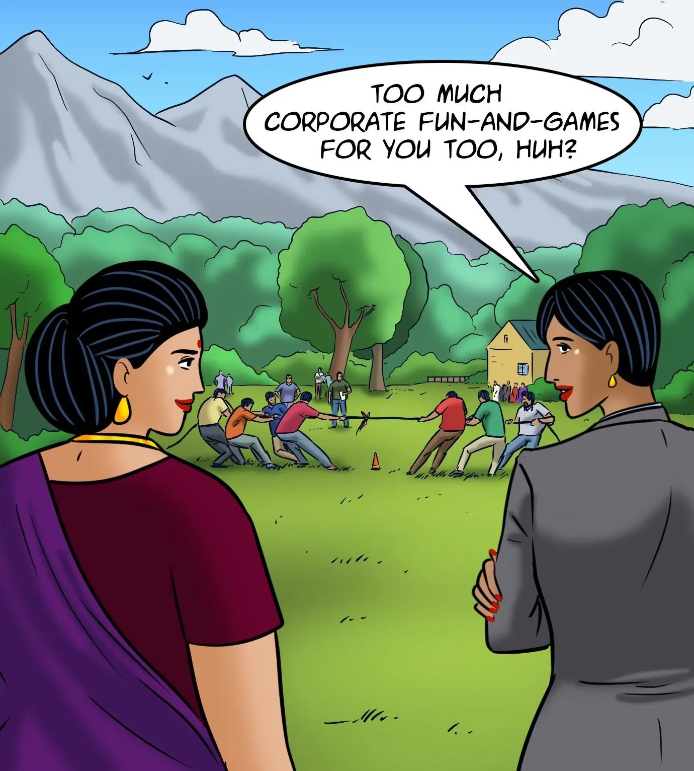 Velamma All Episodes Comics, 109 . Velamma - Episode 109 - Company Picnic, page 109 of 142