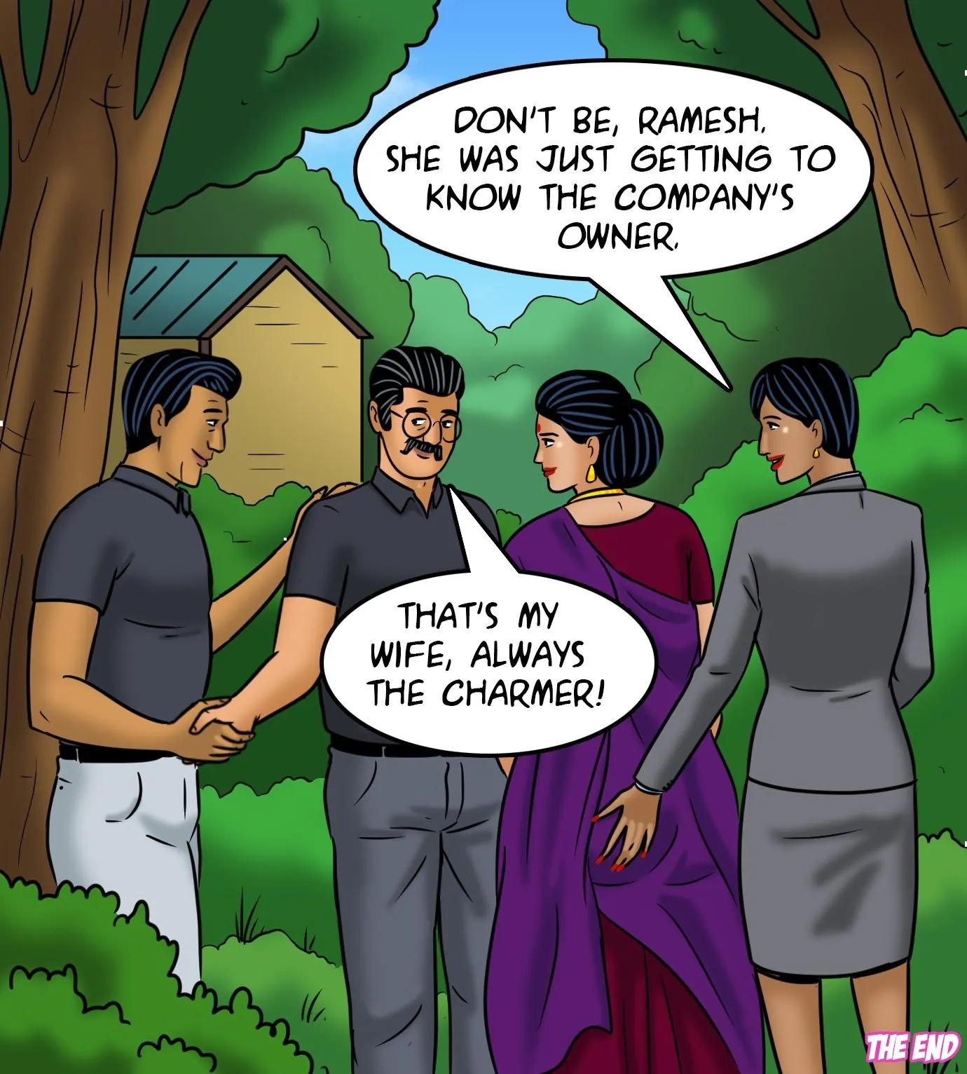 Velamma All Episodes Comics, 109 . Velamma - Episode 109 - Company Picnic, page 142 of 142