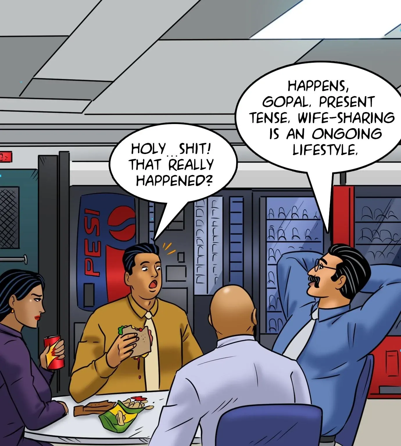 Velamma All Episodes Comics, 109 . Velamma - Episode 109 - Company Picnic, page 18 of 142