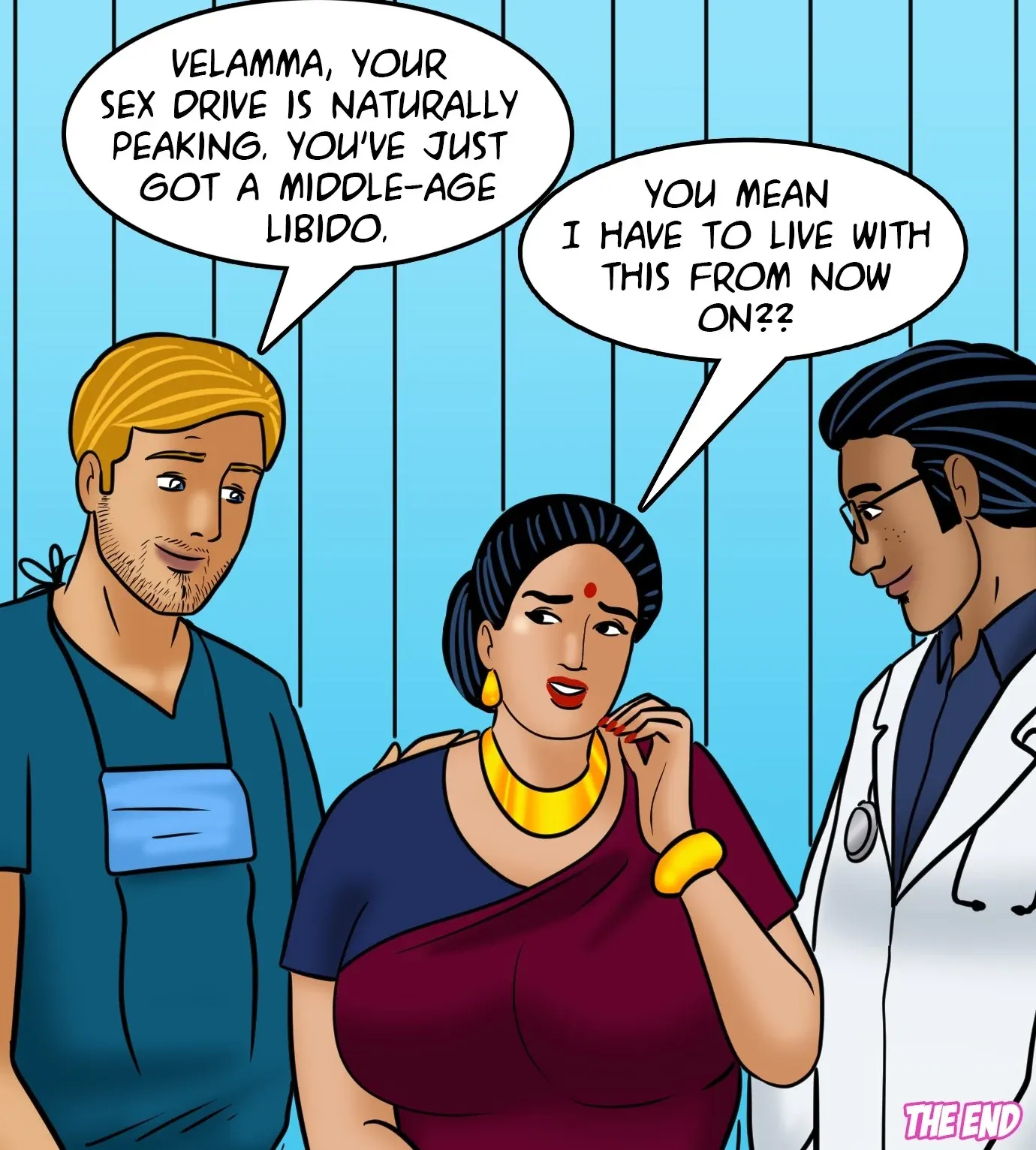 Velamma All Episodes Comics, 107 . Velamma - Episode 107 - A Prescription For Sex, page 141 of 141