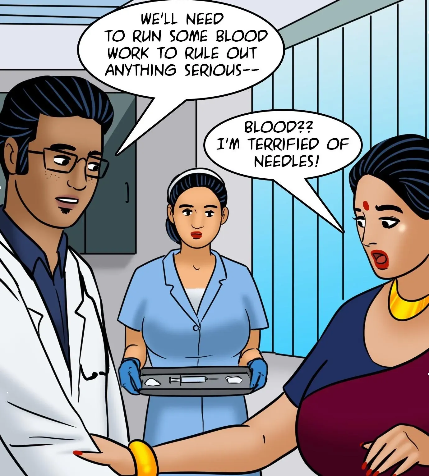 Velamma All Episodes Comics, 107 . Velamma - Episode 107 - A Prescription For Sex, page 48 of 141