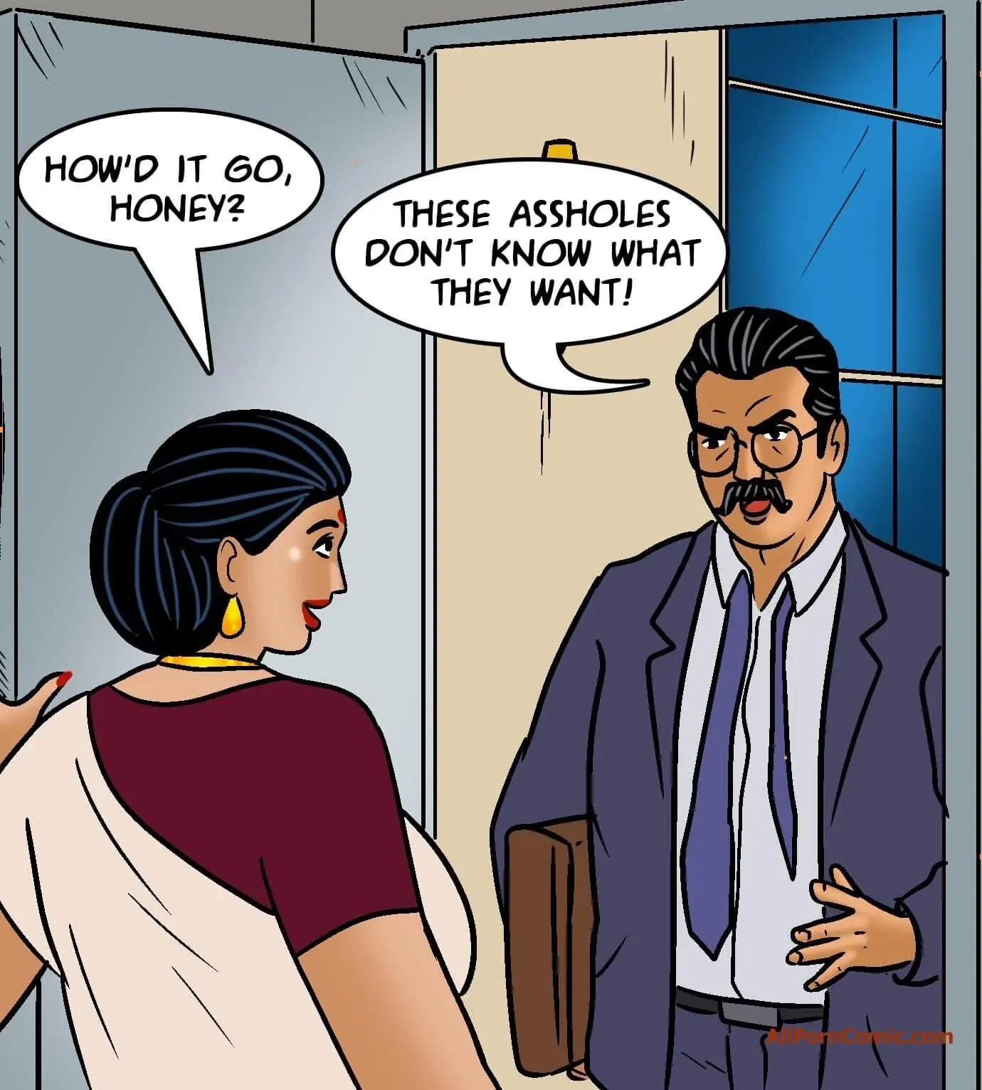 Velamma All Episodes Comics, 103 . Velamma - Episode 103 - A Woman Has Her Ways, page 6 of 136