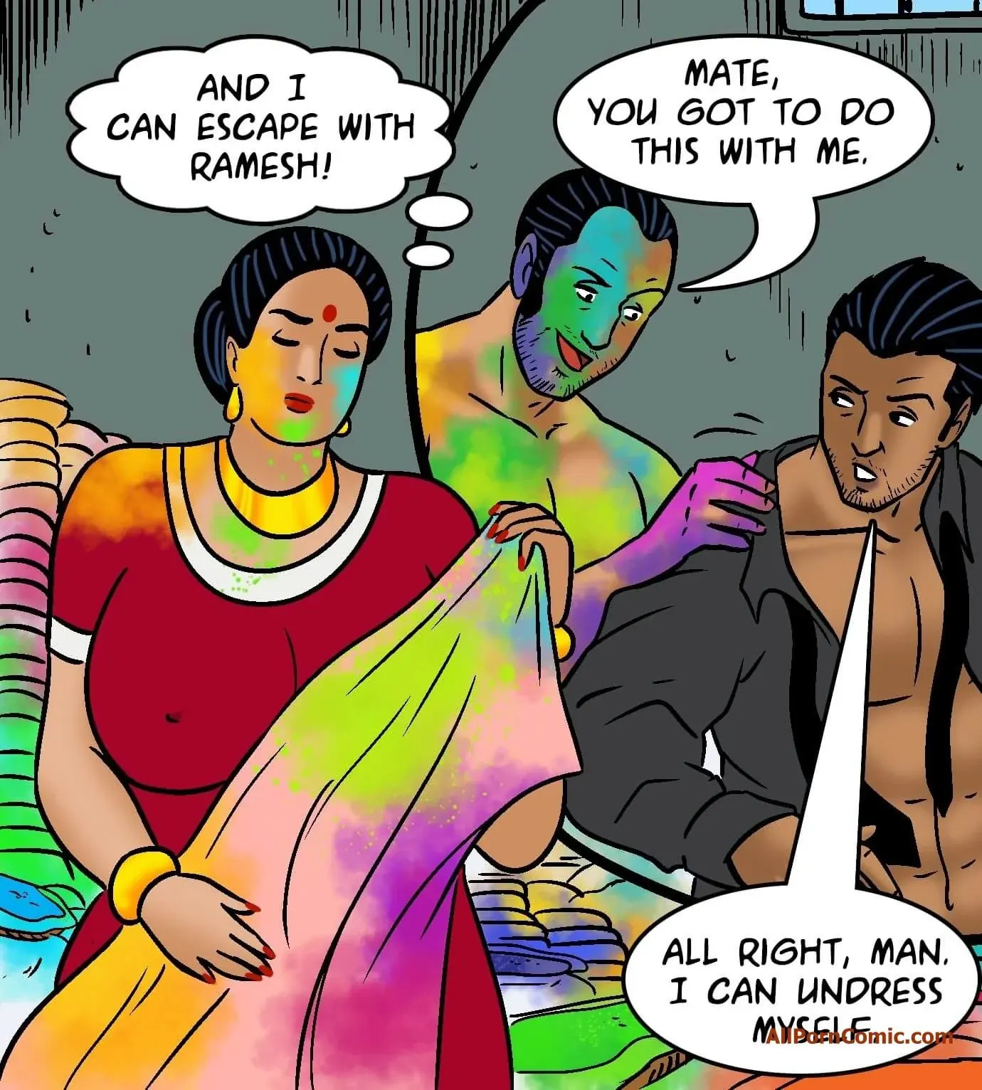 Velamma All Episodes Comics, 102 . Velamma - Episode 102 - Bhaang-ed Up, page 106 of 142