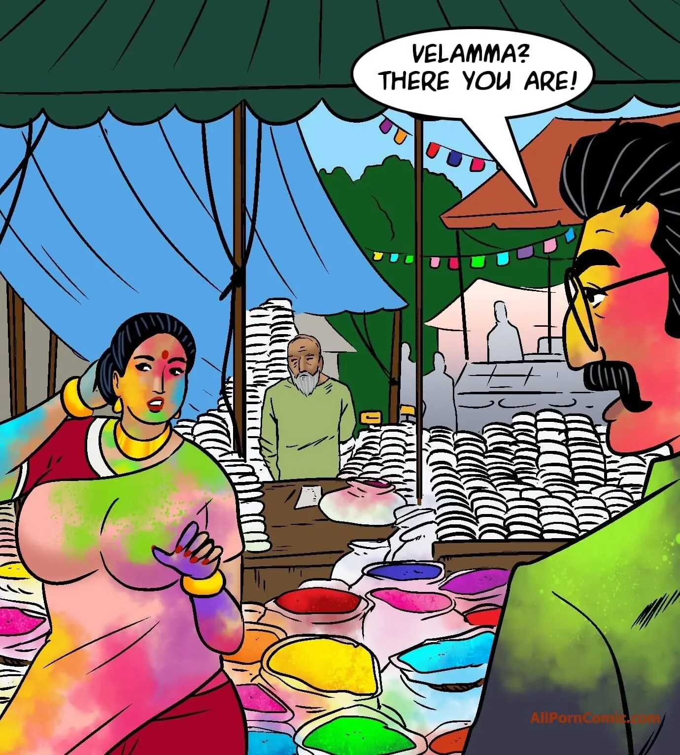 Velamma All Episodes Comics, 102 . Velamma - Episode 102 - Bhaang-ed Up, page 136 of 142