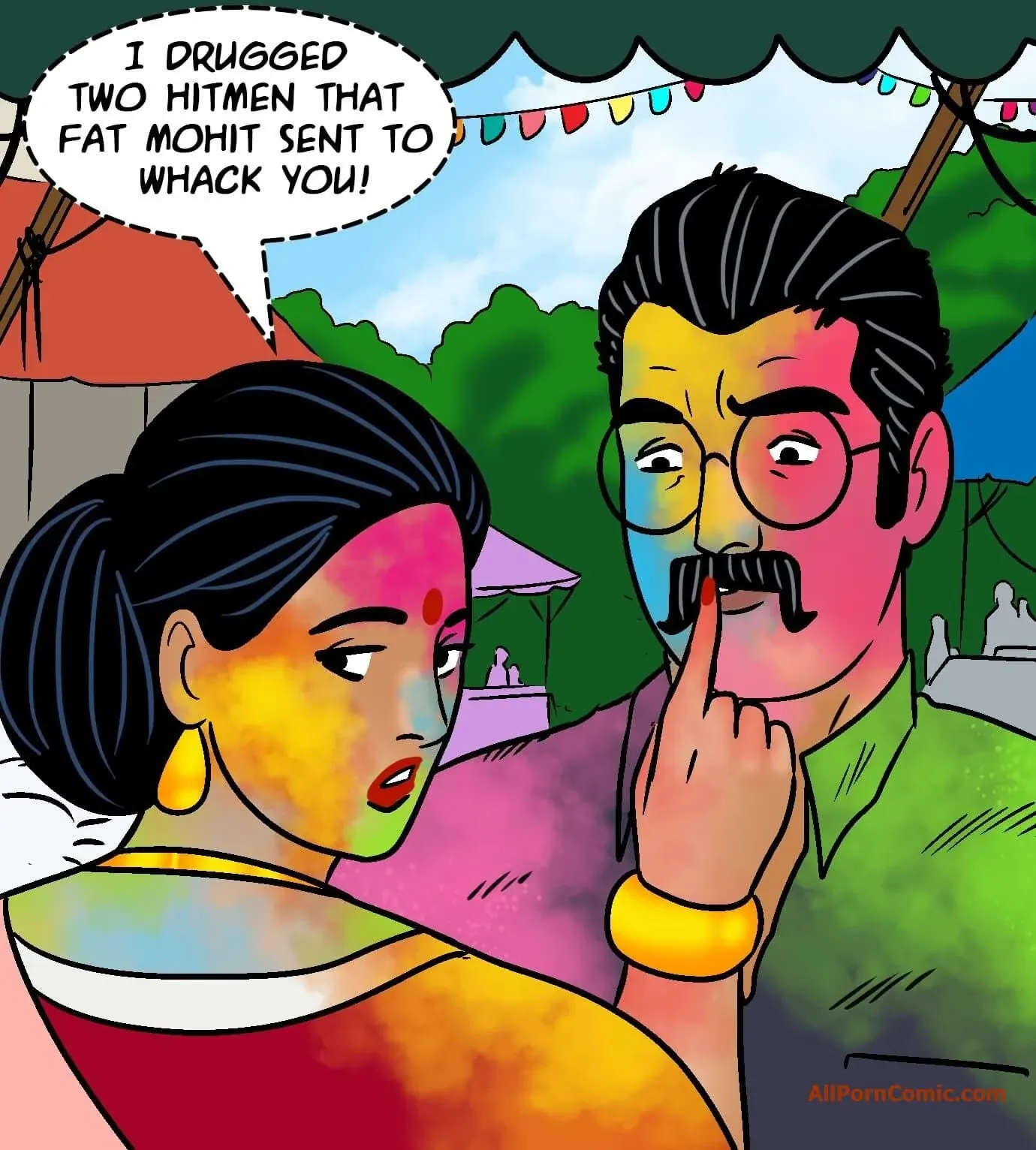 Velamma All Episodes Comics, 102 . Velamma - Episode 102 - Bhaang-ed Up, page 137 of 142