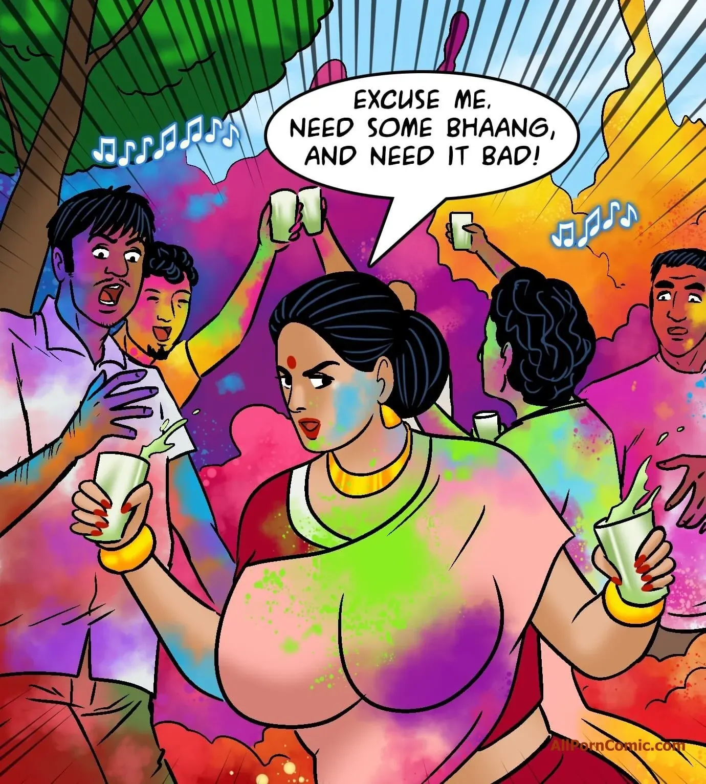 Velamma All Episodes Comics, 102 . Velamma - Episode 102 - Bhaang-ed Up, page 86 of 142