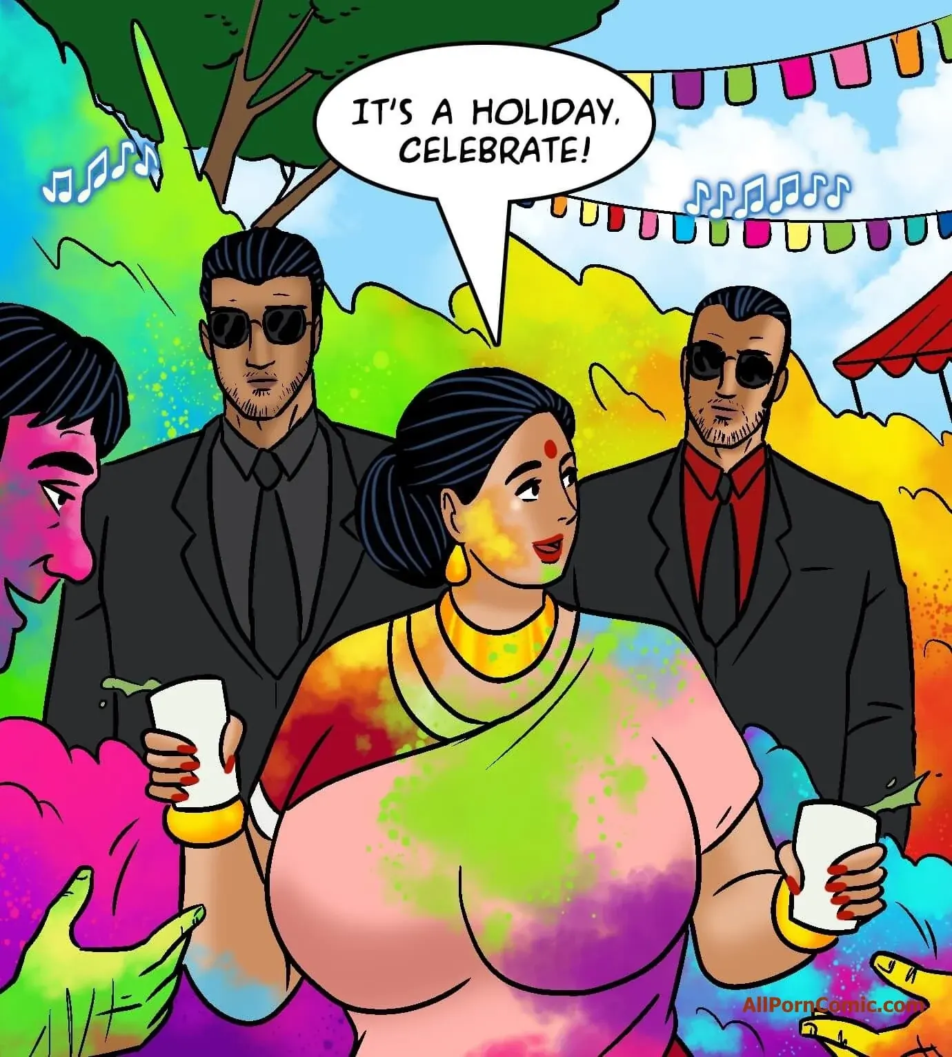 Velamma All Episodes Comics, 102 . Velamma - Episode 102 - Bhaang-ed Up, page 93 of 142