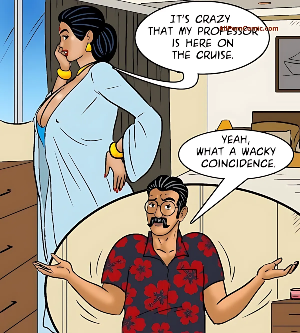 Velamma All Episodes Comics, 100.2 . Velamma - Episode 100 - Part 2 - The Love Boat, page 11 of 72
