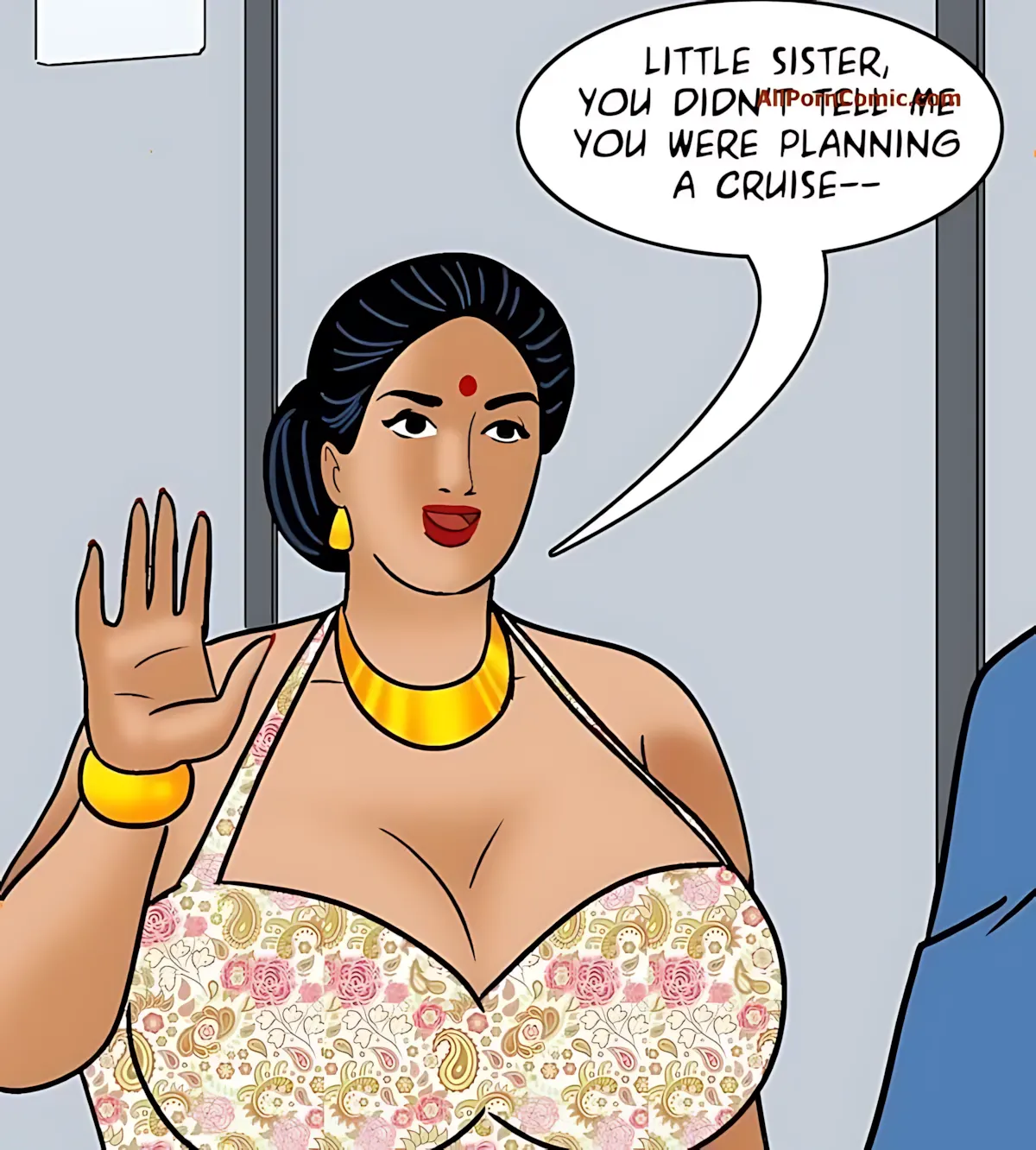 Velamma All Episodes Comics, 100.2 . Velamma - Episode 100 - Part 2 - The Love Boat, page 18 of 72