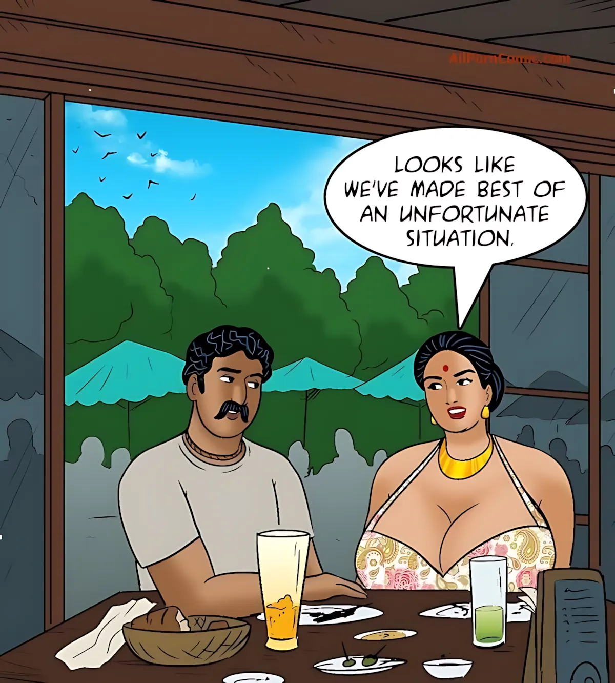 Velamma All Episodes Comics, 100.2 . Velamma - Episode 100 - Part 2 - The Love Boat, page 26 of 72