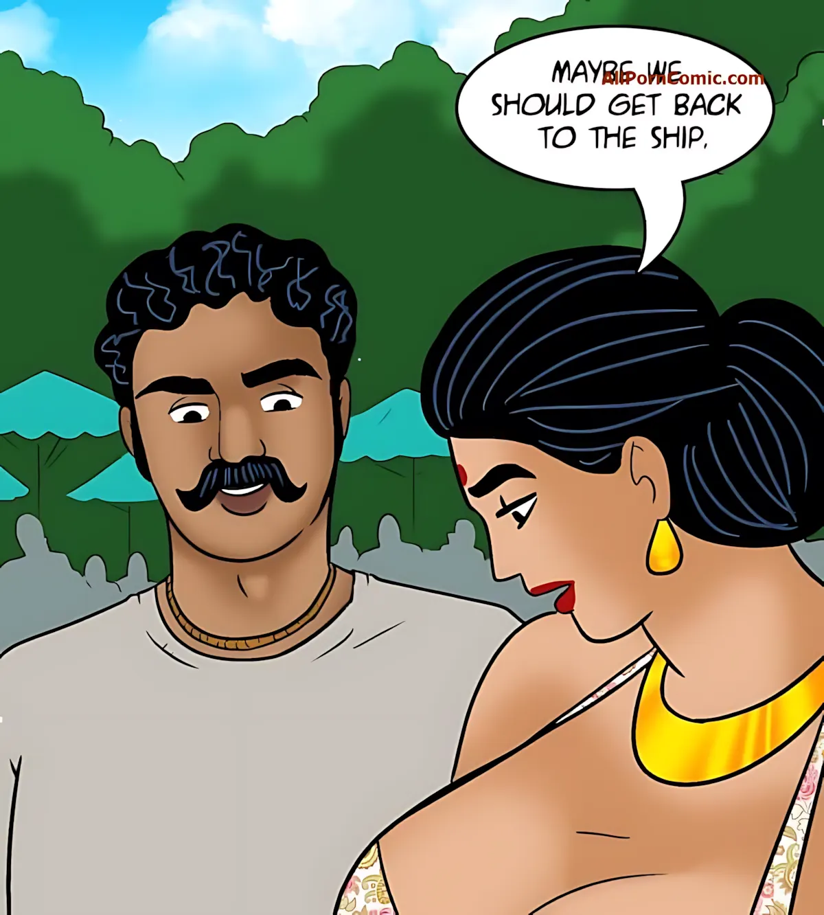 Velamma All Episodes Comics, 100.2 . Velamma - Episode 100 - Part 2 - The Love Boat, page 30 of 72