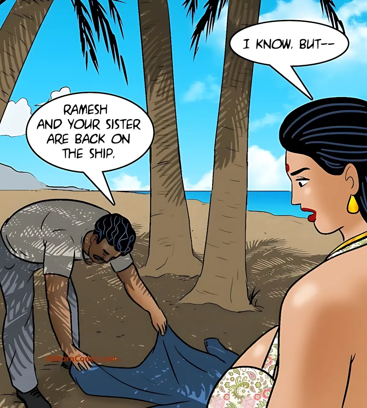 Velamma All Episodes Comics, 100.2 . Velamma - Episode 100 - Part 2 - The Love Boat, page 37 of 72