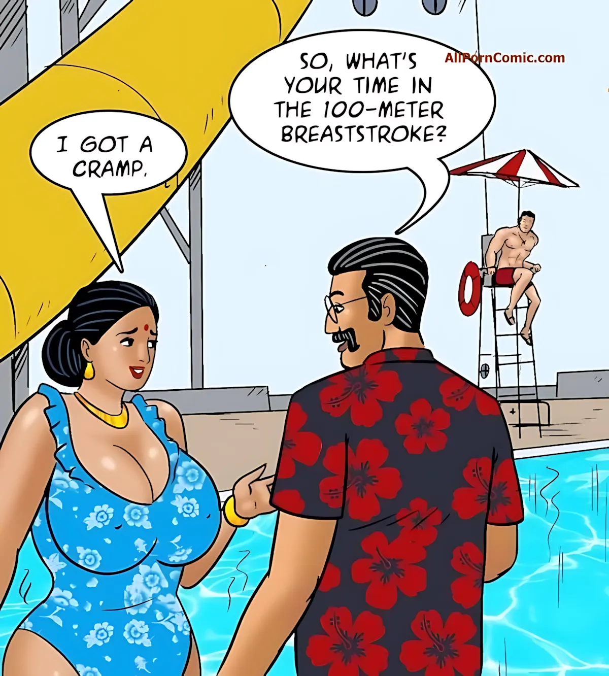 Velamma All Episodes Comics, 100.2 . Velamma - Episode 100 - Part 2 - The Love Boat, page 6 of 72