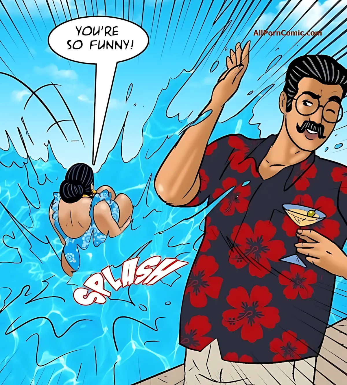 Velamma All Episodes Comics, 100.2 . Velamma - Episode 100 - Part 2 - The Love Boat, page 7 of 72