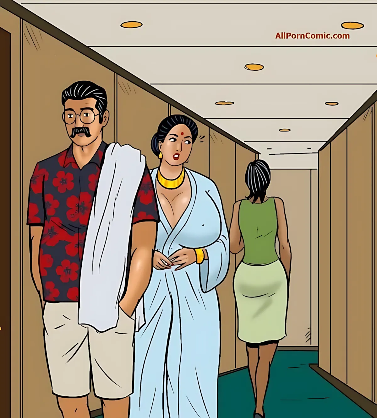 Velamma All Episodes Comics, 100.2 . Velamma - Episode 100 - Part 2 - The Love Boat, page 8 of 72