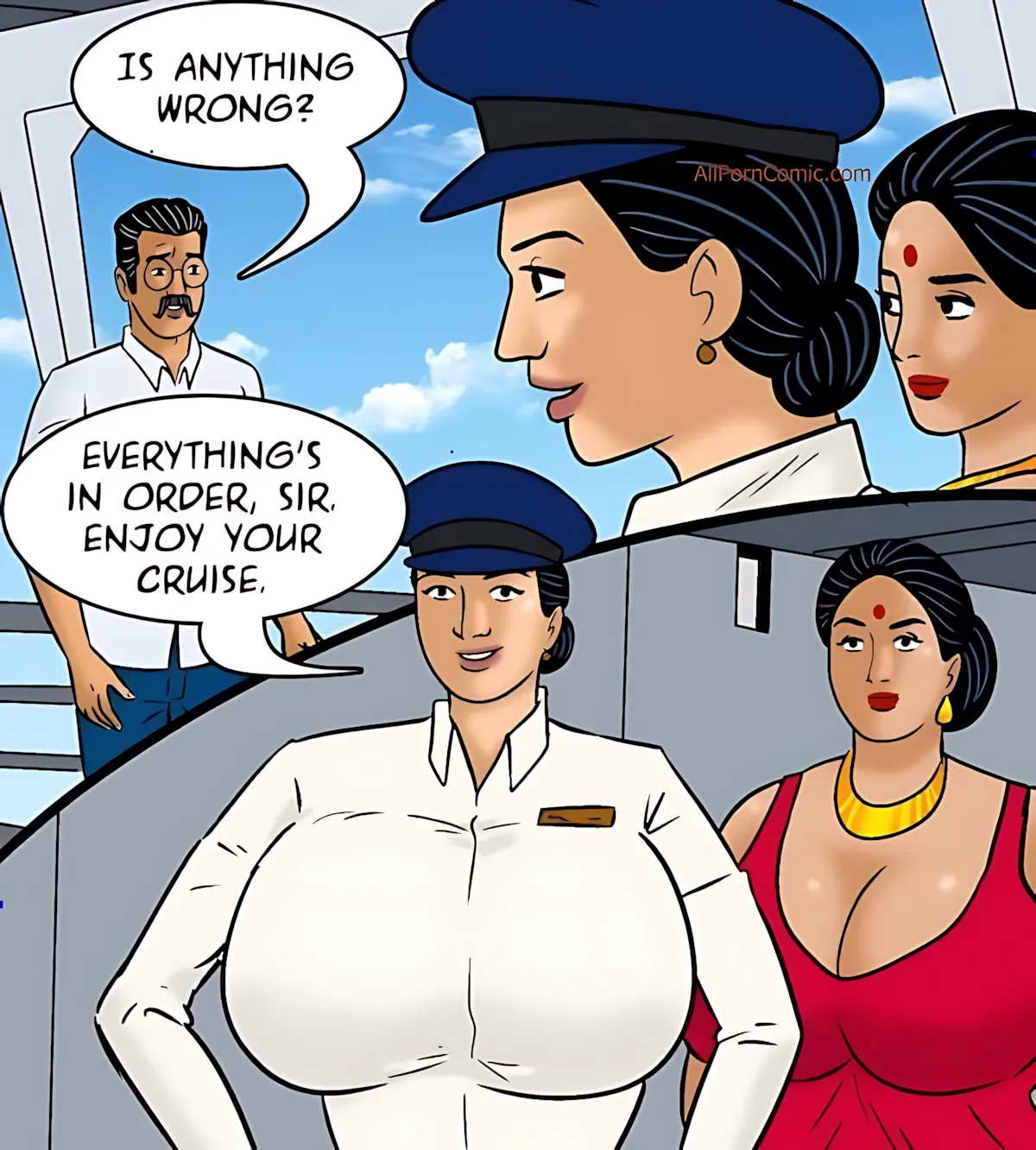 Velamma All Episodes Comics, 100.1 . Velamma - Episode 100 - Part 1 - The Love Boat, page 82 of 141