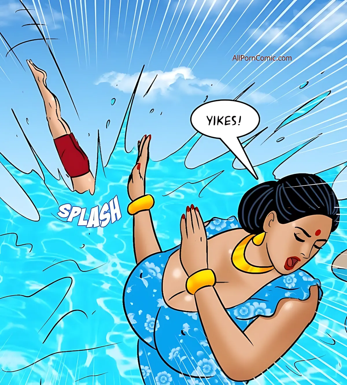 Velamma All Episodes Comics, 100.1 . Velamma - Episode 100 - Part 1 - The Love Boat, page 87 of 141