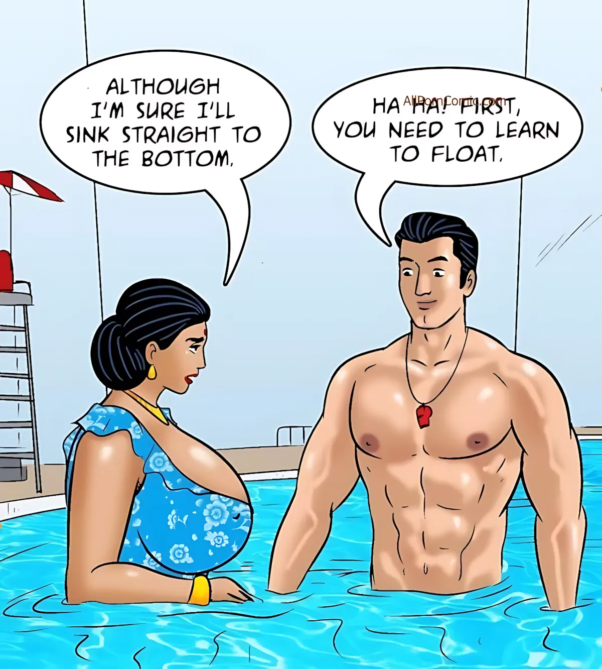 Velamma All Episodes Comics, 100.1 . Velamma - Episode 100 - Part 1 - The Love Boat, page 90 of 141