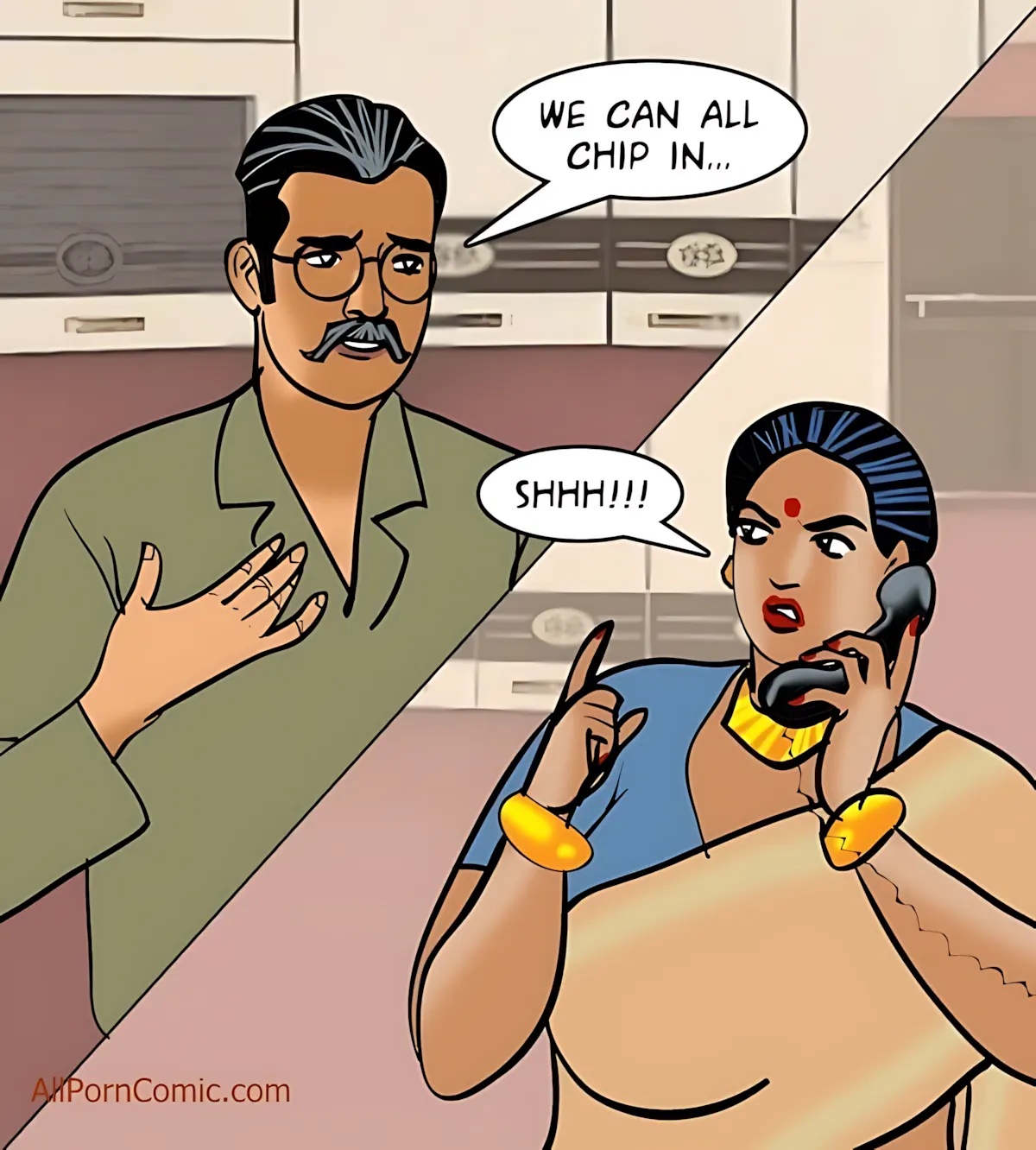 Velamma All Episodes Comics, 95 . Velamma - Episode 95 - Wedding Deposit, page 9 of 128