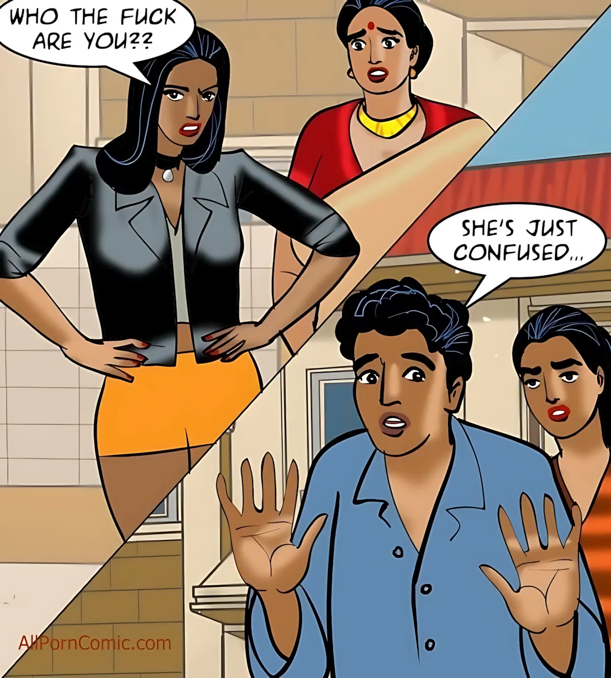 Velamma All Episodes Comics, 94 . Velamma - Episode 94 - Runaway Bride, page 4 of 139