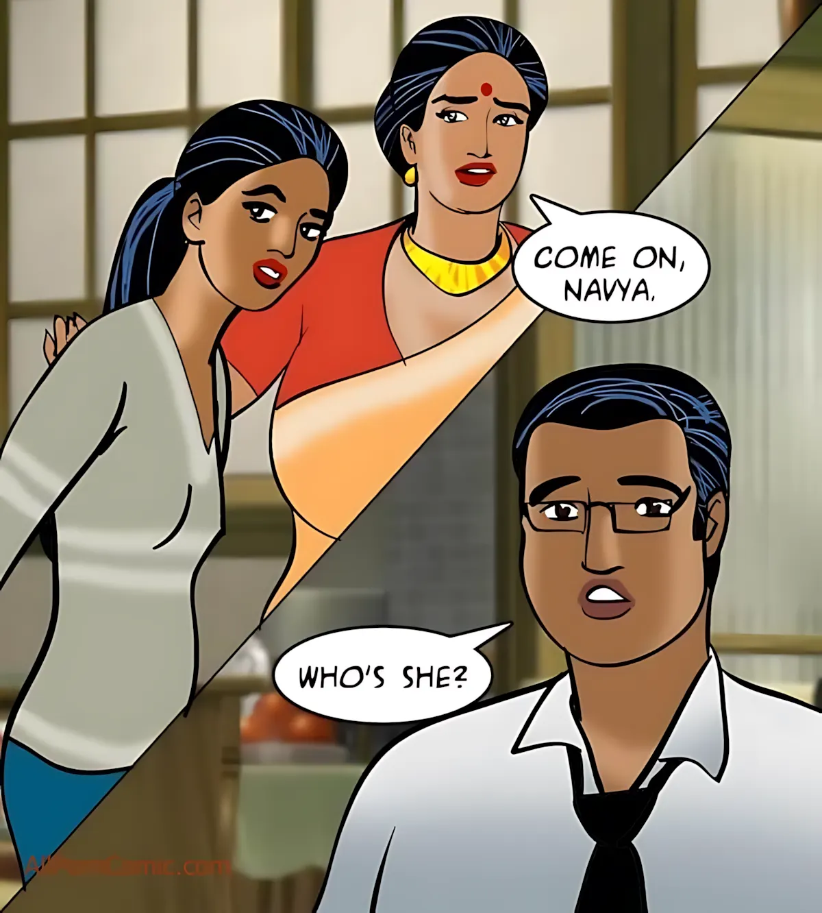 Velamma All Episodes Comics, 92 . Velamma - Episode 92 - Double Date, page 55 of 148