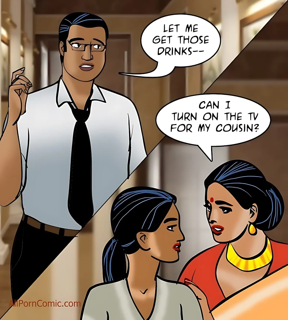 Velamma All Episodes Comics, 92 . Velamma - Episode 92 - Double Date, page 60 of 148
