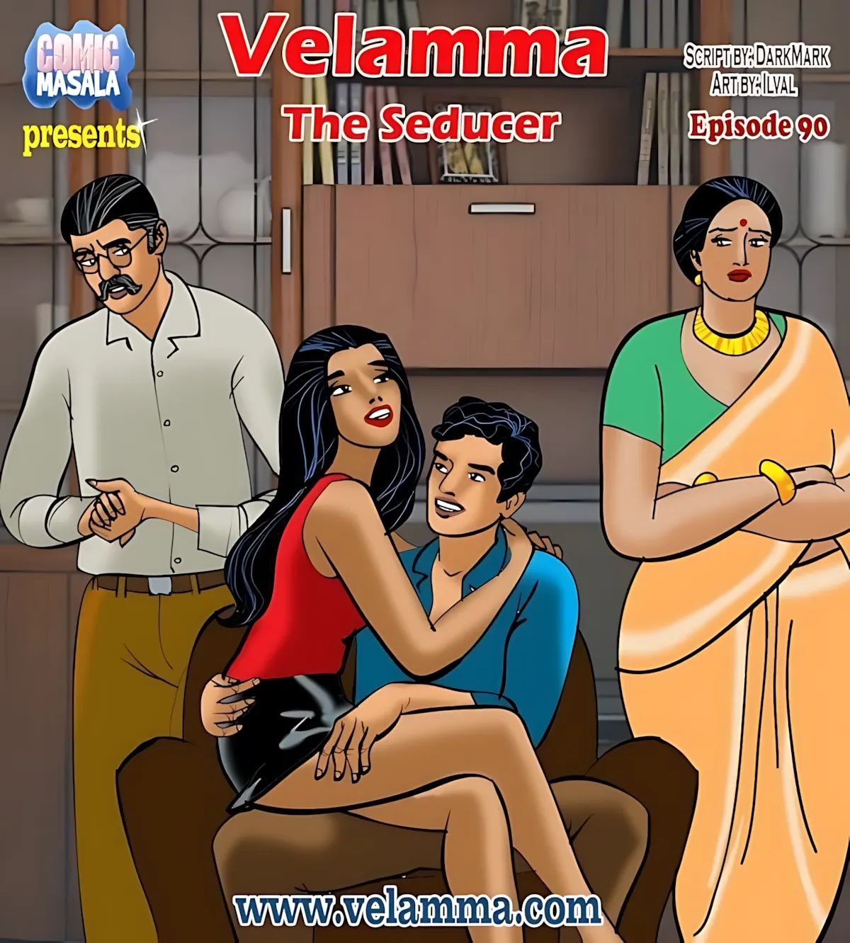 Velamma All Episodes Comics, 90 . Velamma - Episode 90 - The Seducer, page 1 of 168
