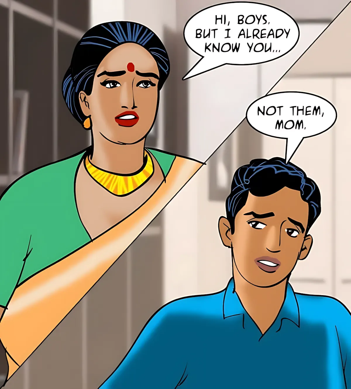 Velamma All Episodes Comics, 90 . Velamma - Episode 90 - The Seducer, page 6 of 168
