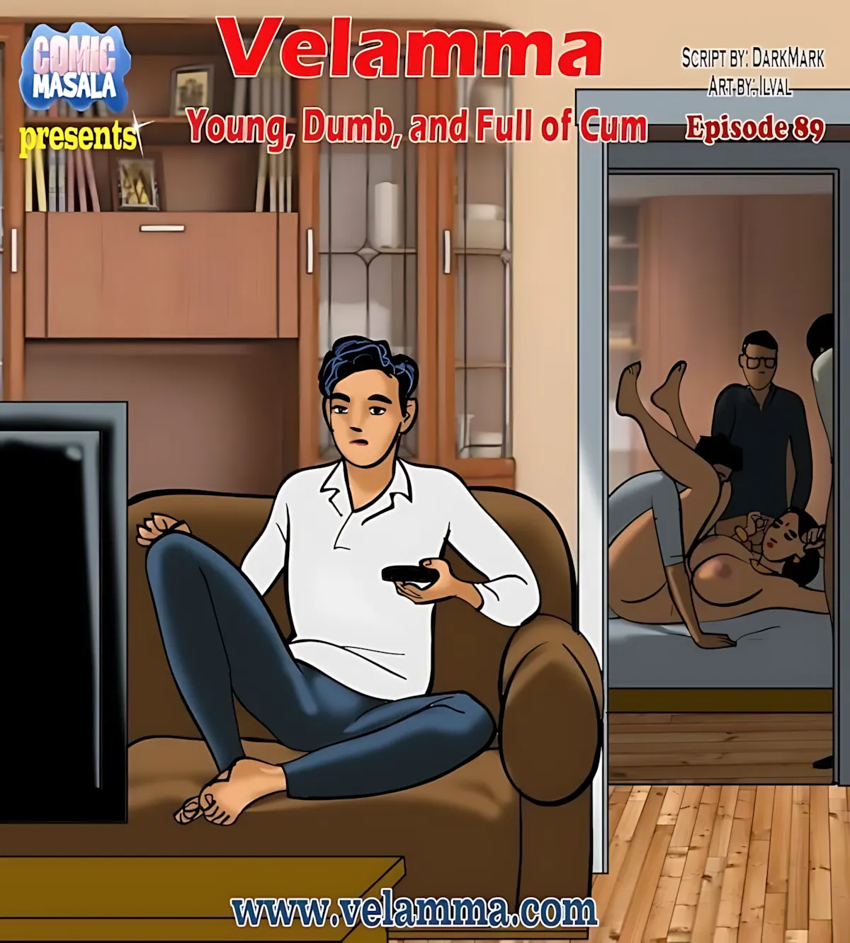 Velamma All Episodes Comics, 89 . Velamma - Episode 89 - Young, Dumb, And Full Of Cum, page 1 of 162