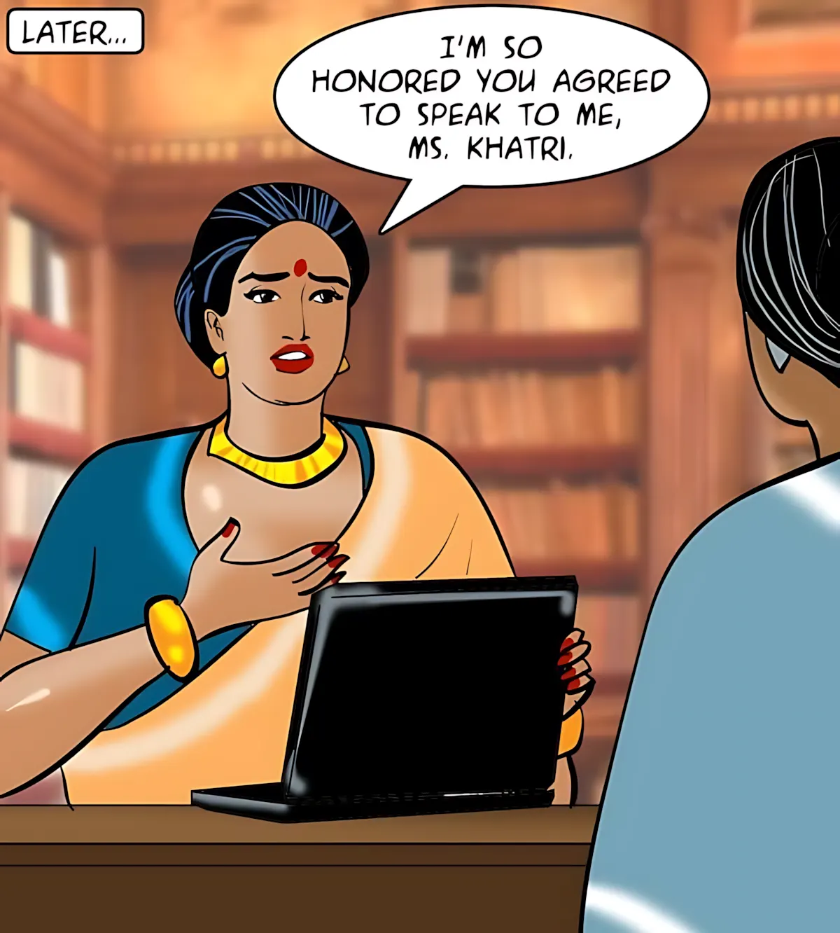Velamma All Episodes Comics, 87 . Velamma - Episode 87 - The Interview, page 145 of 147