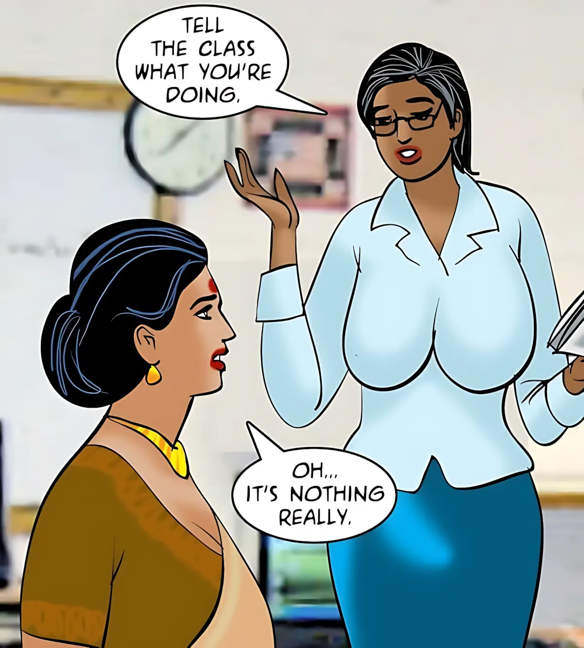Velamma All Episodes Comics, 87 . Velamma - Episode 87 - The Interview, page 21 of 147