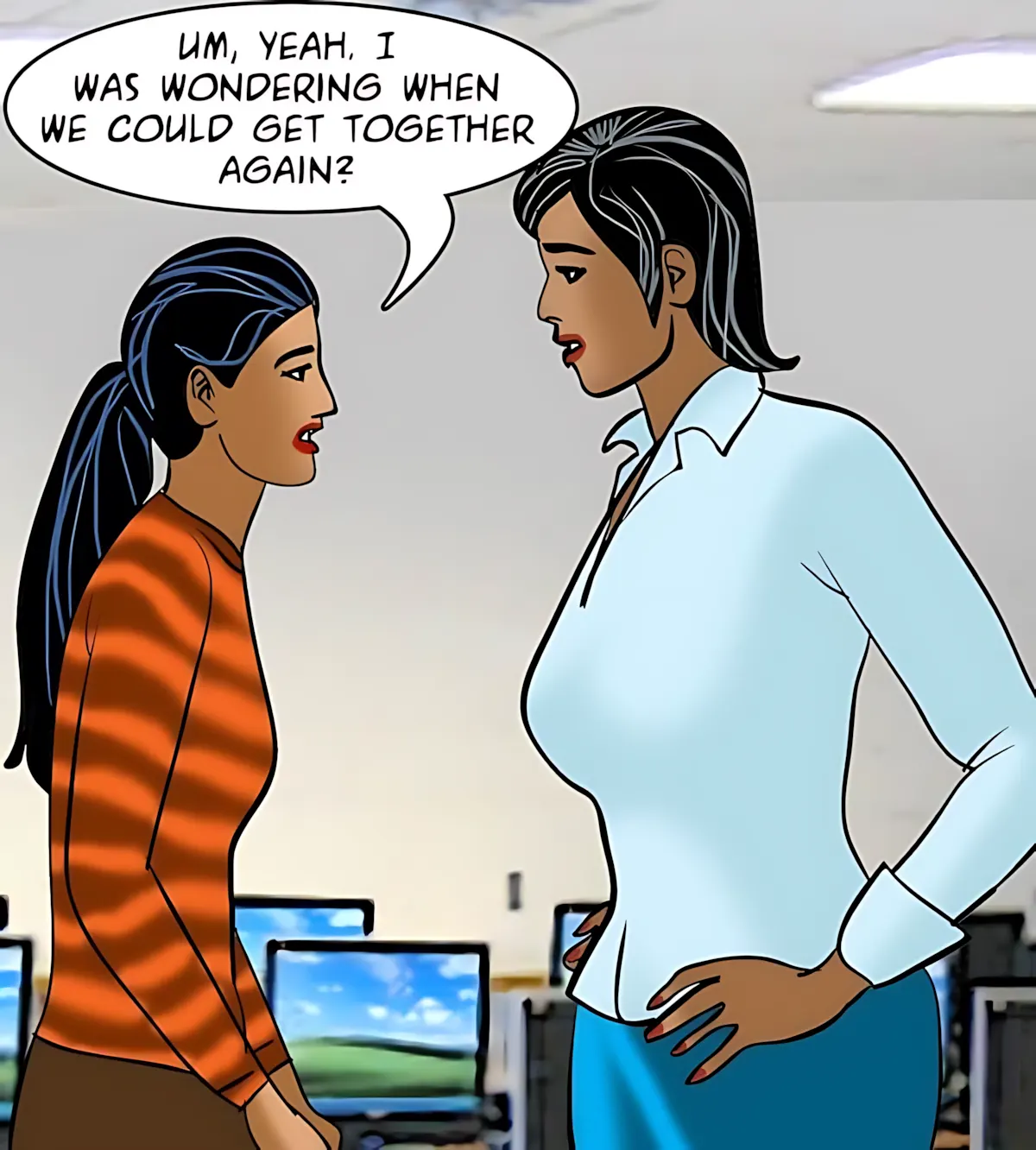 Velamma All Episodes Comics, 87 . Velamma - Episode 87 - The Interview, page 37 of 147