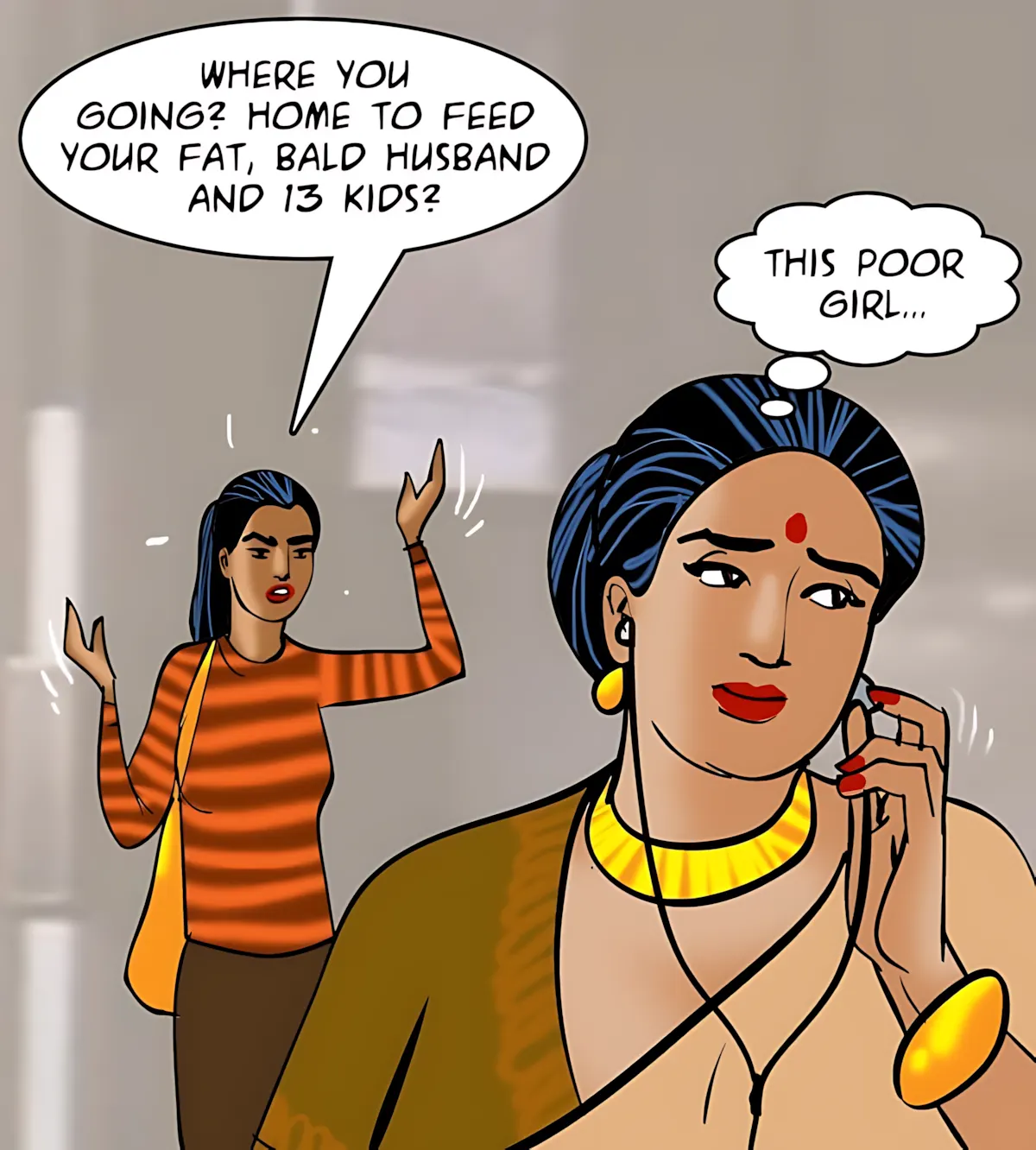 Velamma All Episodes Comics, 87 . Velamma - Episode 87 - The Interview, page 44 of 147