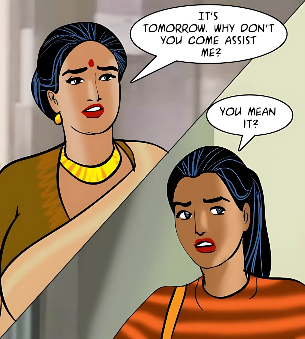 Velamma All Episodes Comics, 87 . Velamma - Episode 87 - The Interview, page 49 of 147