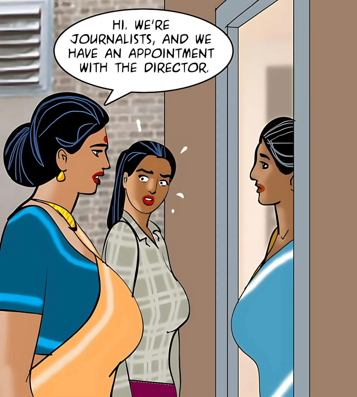 Velamma All Episodes Comics, 87 . Velamma - Episode 87 - The Interview, page 56 of 147
