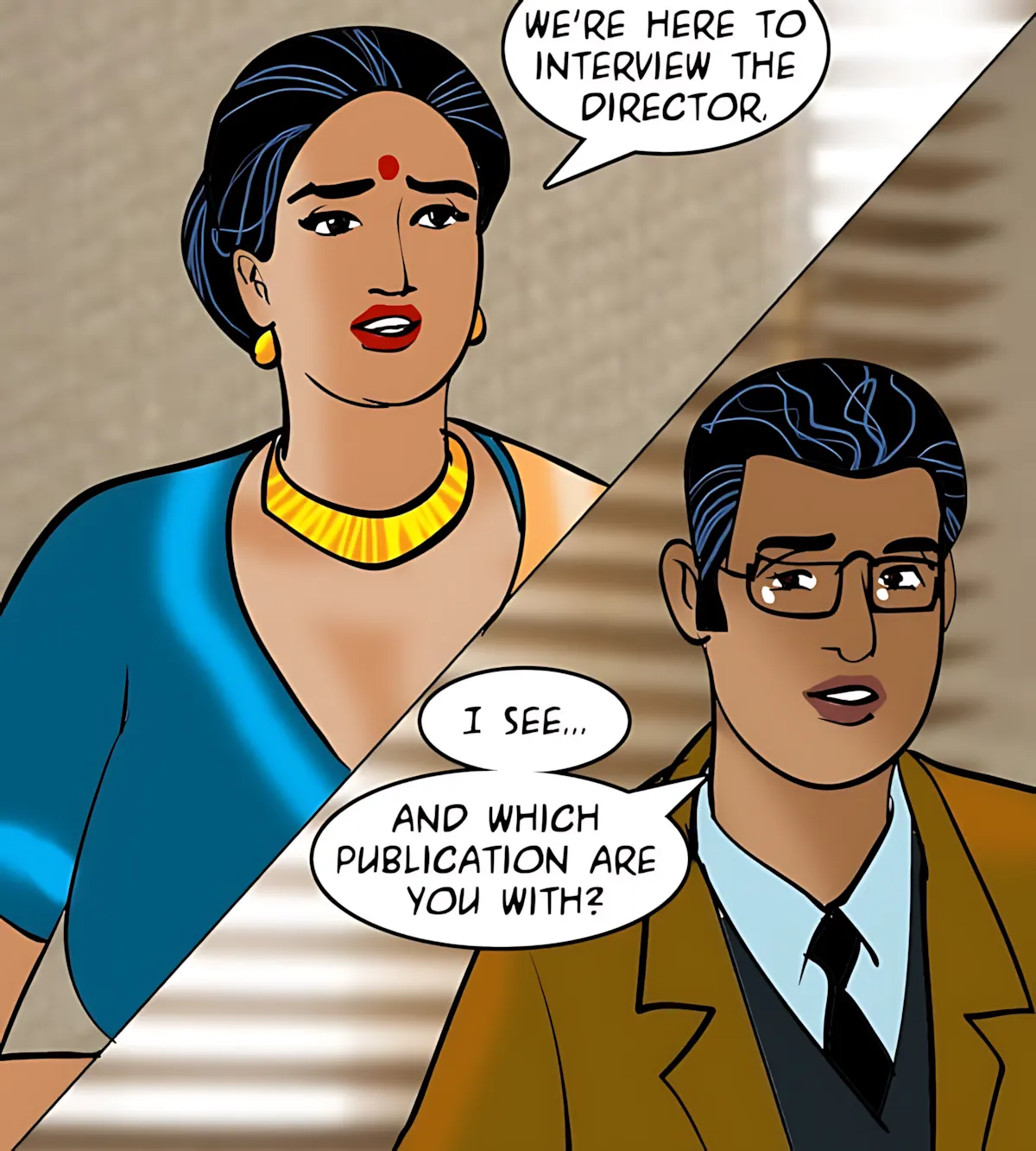 Velamma All Episodes Comics, 87 . Velamma - Episode 87 - The Interview, page 62 of 147