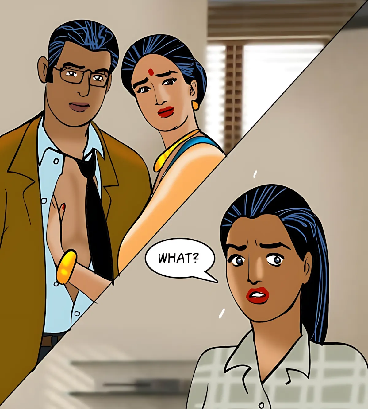 Velamma All Episodes Comics, 87 . Velamma - Episode 87 - The Interview, page 91 of 147