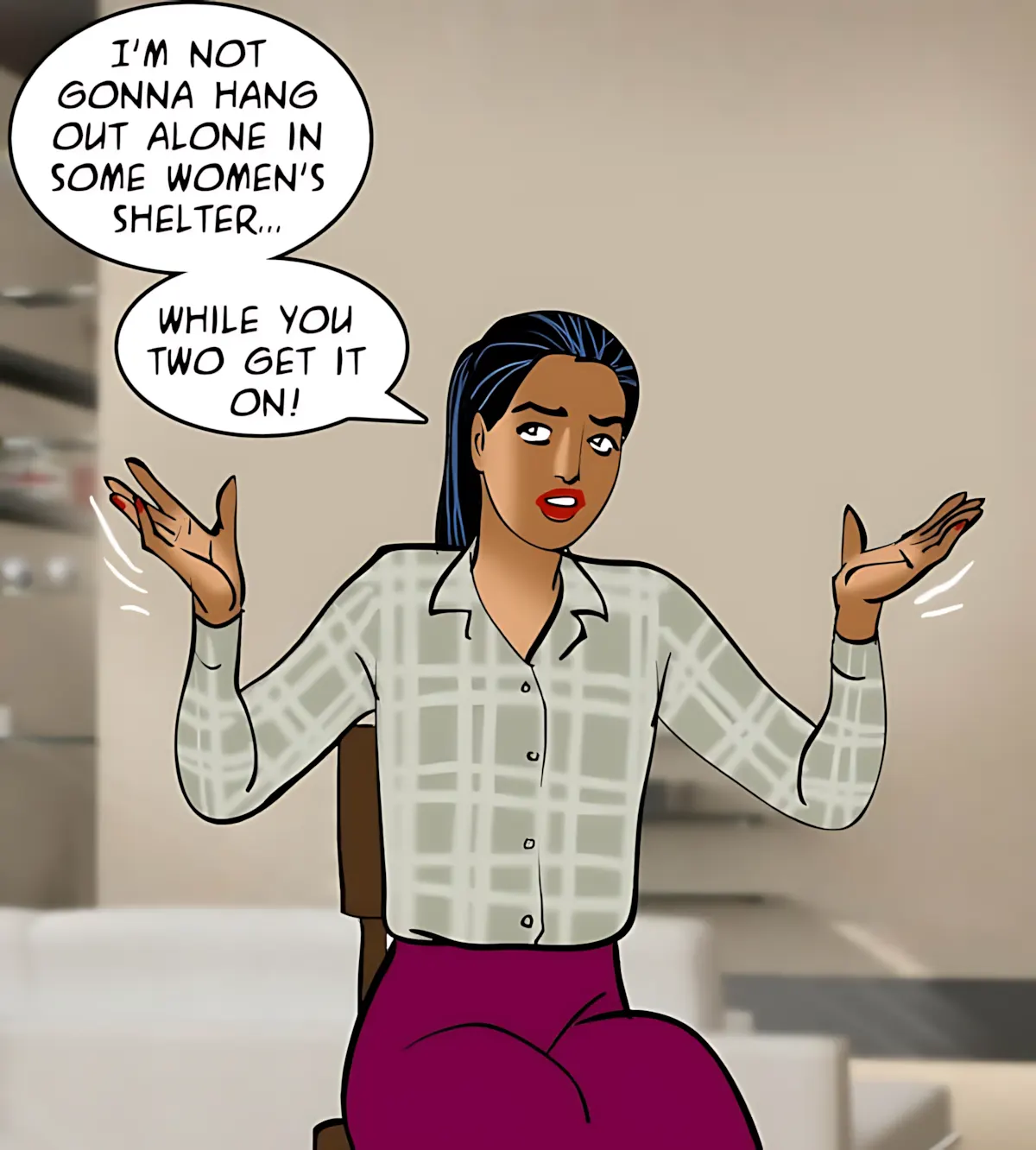 Velamma All Episodes Comics, 87 . Velamma - Episode 87 - The Interview, page 93 of 147