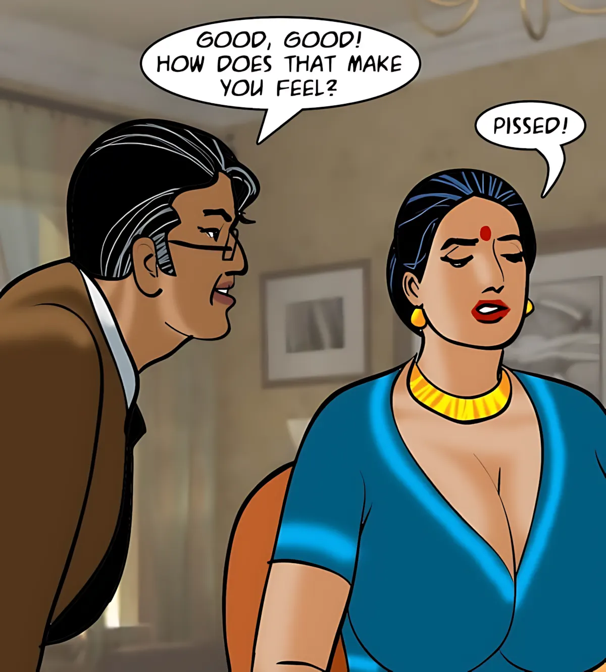 Velamma All Episodes Comics, 84 . Velamma - Episode 84 - A Touch Of Therapy, page 107 of 154