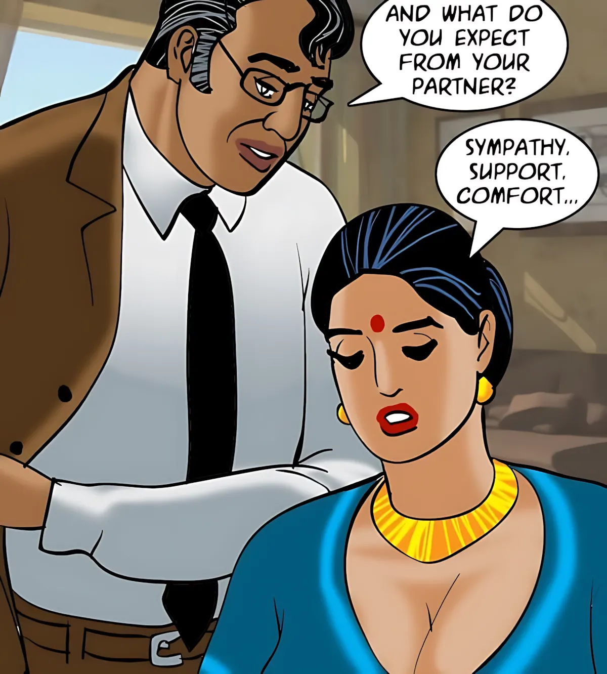 Velamma All Episodes Comics, 84 . Velamma - Episode 84 - A Touch Of Therapy, page 109 of 154