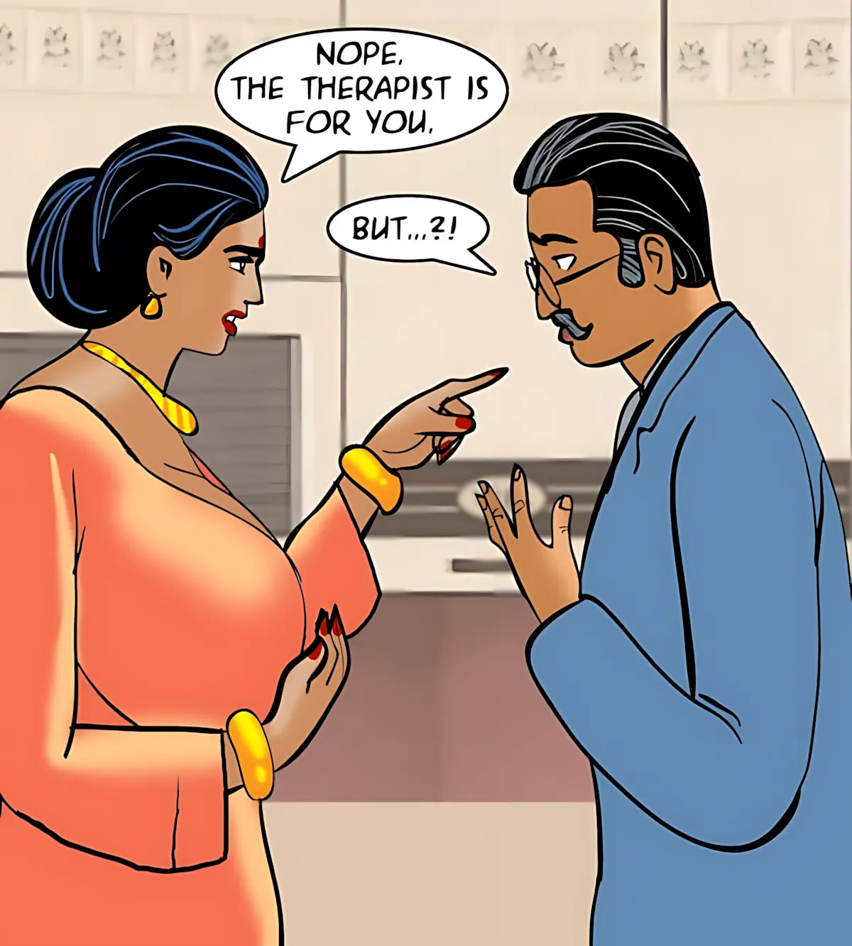 Velamma All Episodes Comics, 84 . Velamma - Episode 84 - A Touch Of Therapy, page 60 of 154
