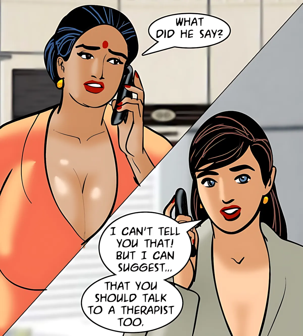Velamma All Episodes Comics, 84 . Velamma - Episode 84 - A Touch Of Therapy, page 91 of 154